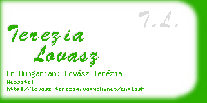 terezia lovasz business card
