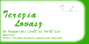 terezia lovasz business card